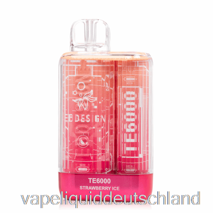 Eb Te6000 Einweg-Erdbeer-Eis-Vape-Flüssigkeit